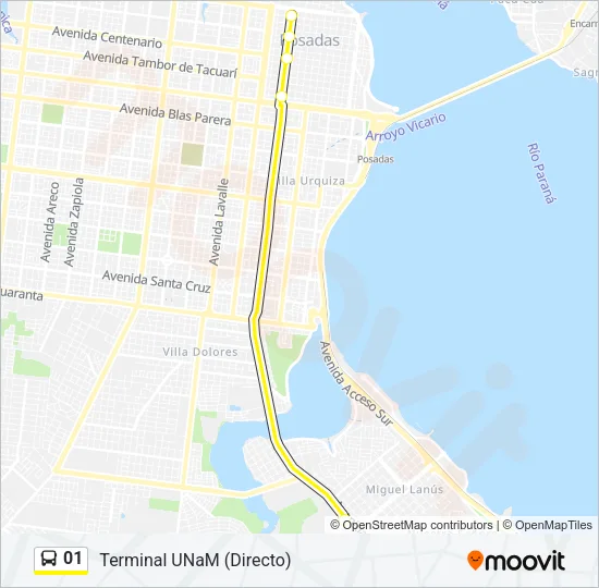 01 Bus Line Map