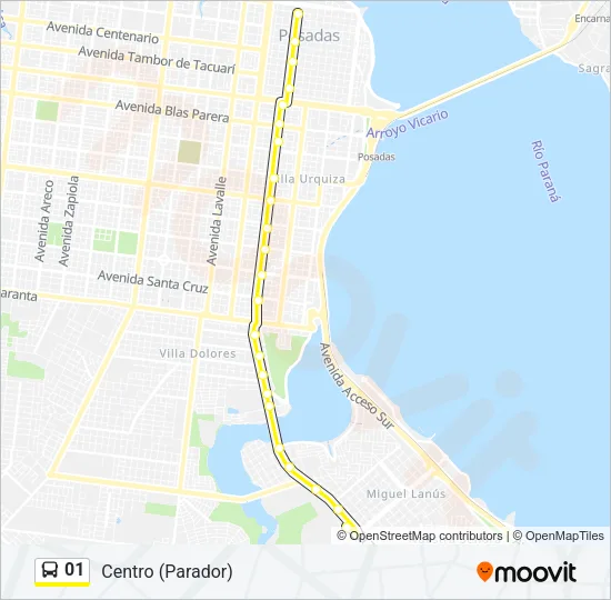 01 Bus Line Map