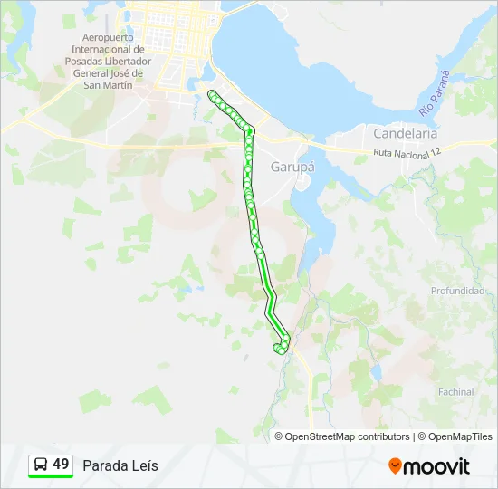 49 Bus Line Map
