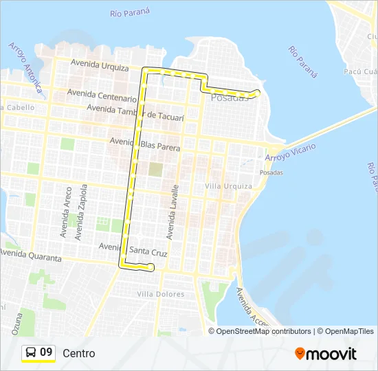 09 Bus Line Map