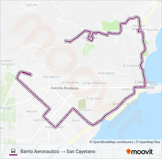 04A1 Bus Line Map
