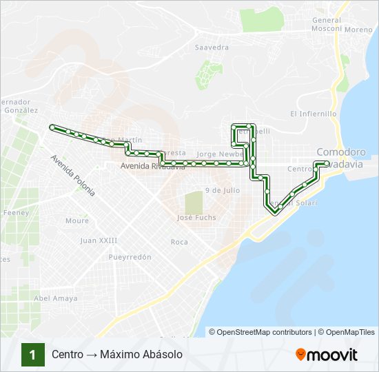 01 bus Line Map