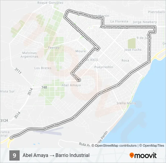 09 Bus Line Map