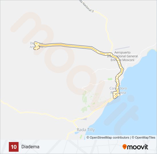 10 Bus Line Map
