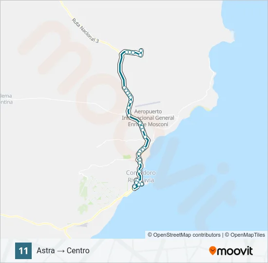 11 Bus Line Map