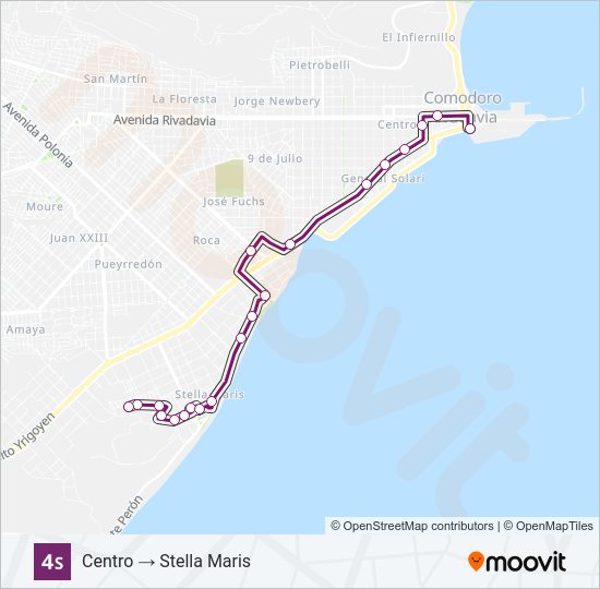 04S Bus Line Map