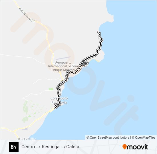 08Y Bus Line Map