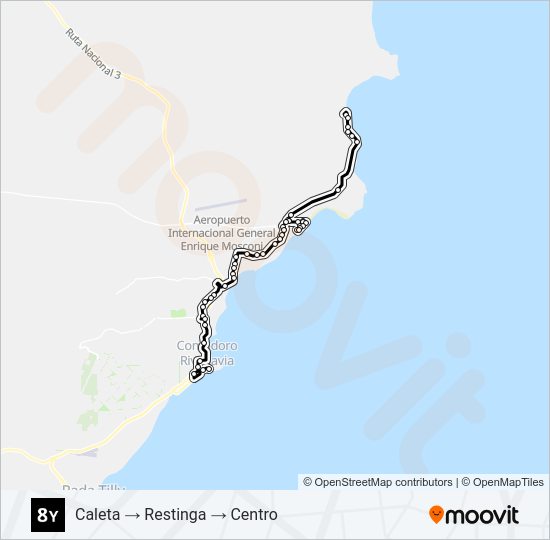 08Y Bus Line Map