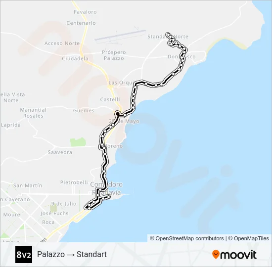 08V2 Bus Line Map
