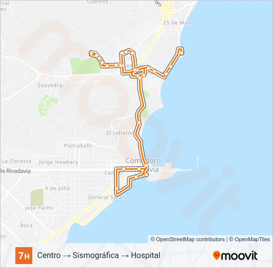 07H Bus Line Map