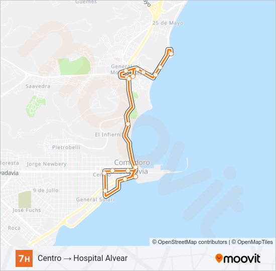 07H bus Line Map