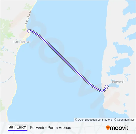 FERRY Line Map
