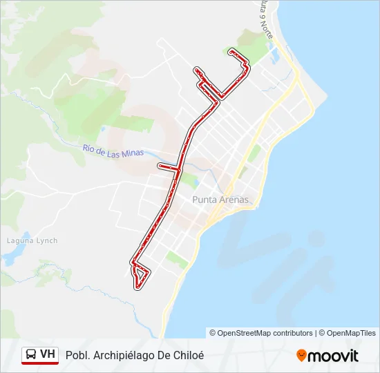 VH Bus Line Map