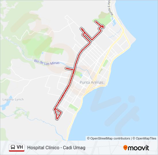 VH Bus Line Map