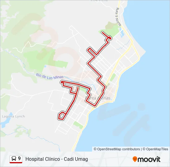 9 Bus Line Map