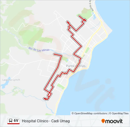 6V Bus Line Map