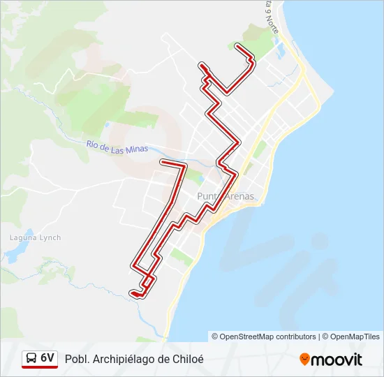 6V Bus Line Map