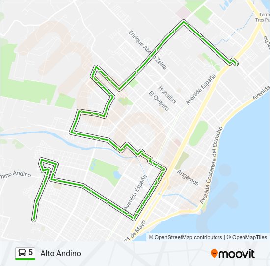 5  Line Map