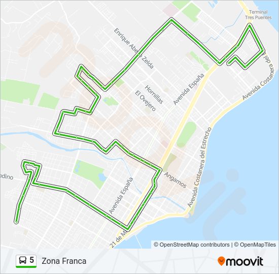 5  Line Map