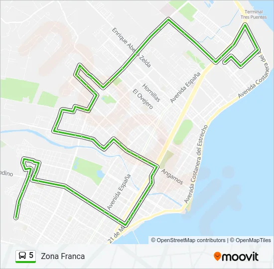 5  Line Map