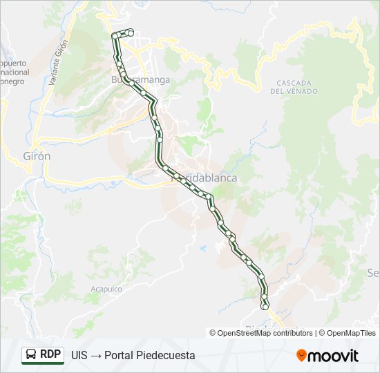 RDP bus Line Map