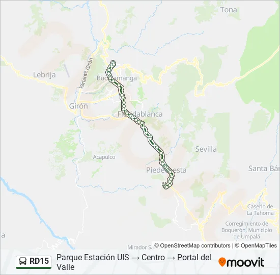 RD15  Line Map