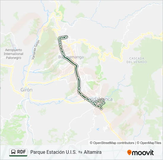 RDF Bus Line Map