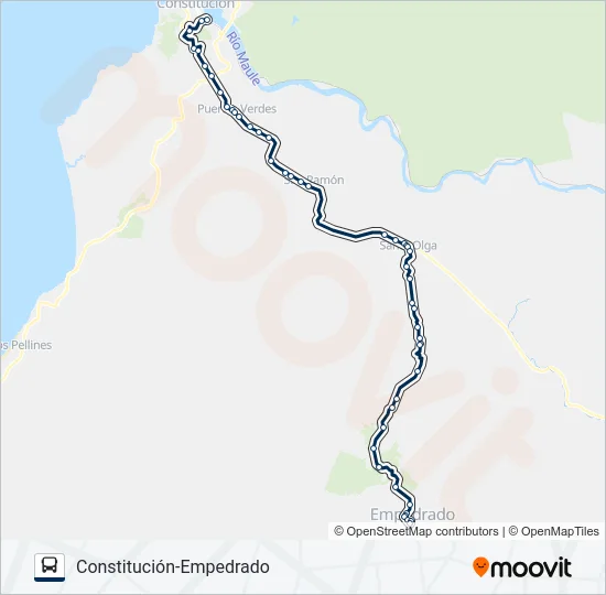 EMPEDRADO Bus Line Map