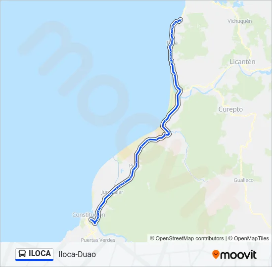 ILOCA Bus Line Map
