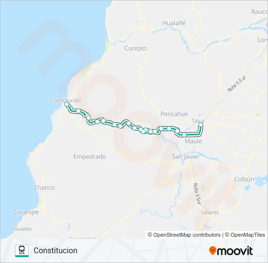 BUSCARRIL Train Line Map