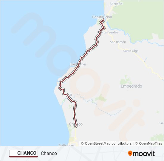 CHANCO bus Line Map