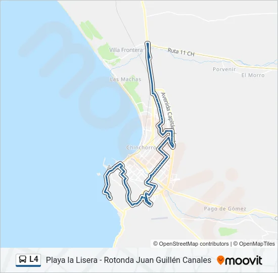 L4 Bus Line Map