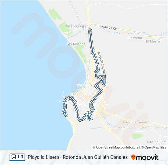 L4 Bus Line Map