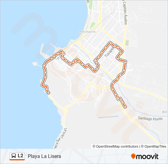 L2 bus Line Map