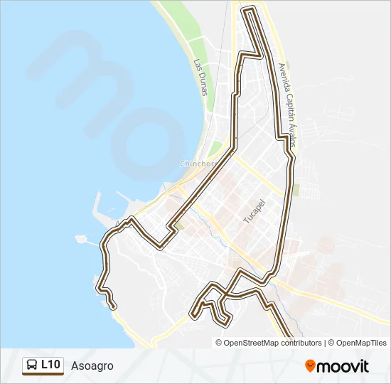 L10 Bus Line Map