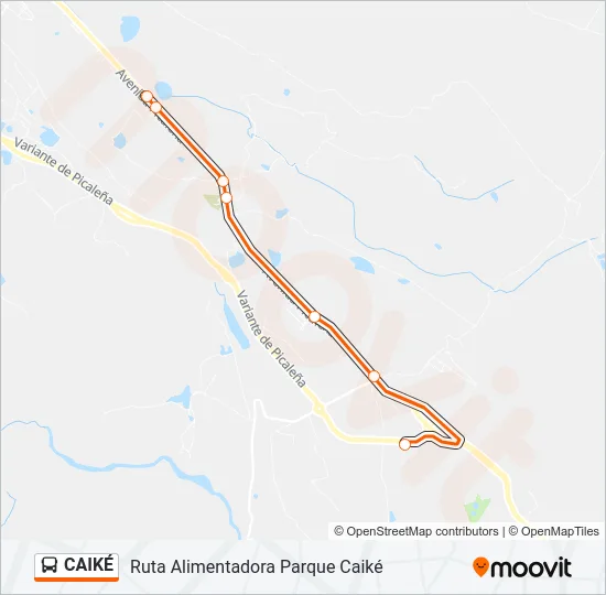 CAIKÉ Bus Line Map