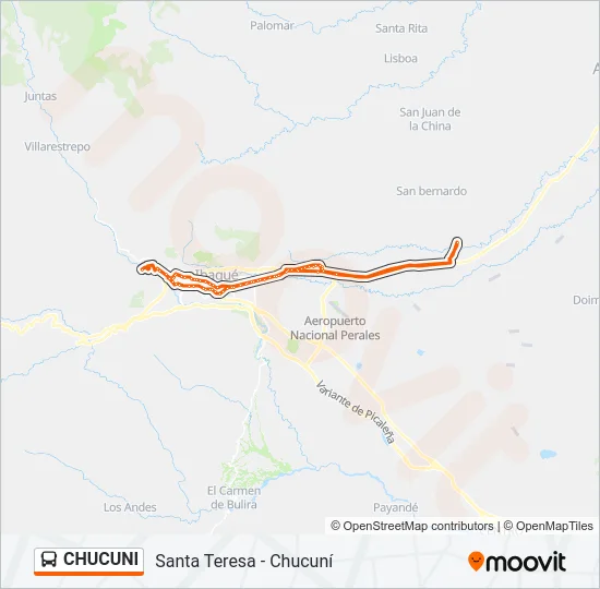 CHUCUNI Bus Line Map