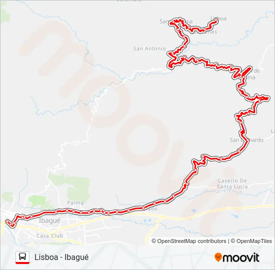 VDA. LISBOA Bus Line Map