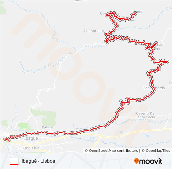VDA. LISBOA bus Line Map