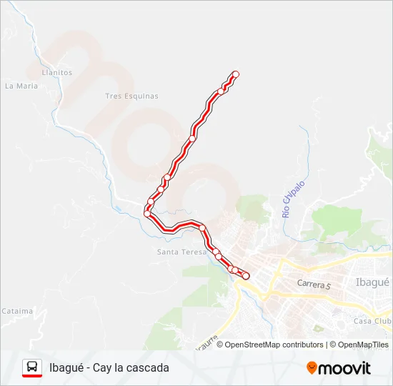 VDA. CAY Bus Line Map
