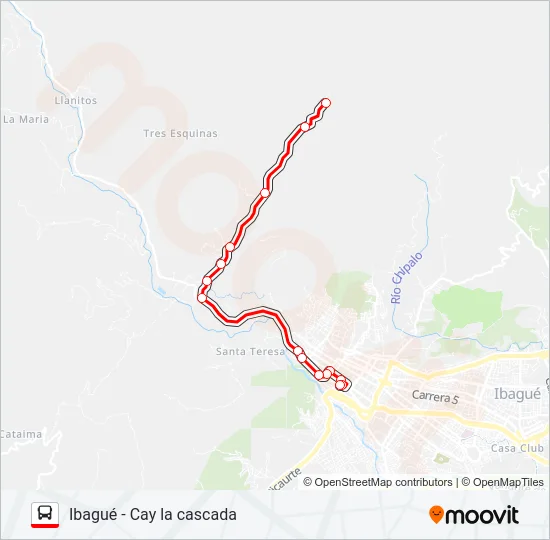 VDA. CAY Bus Line Map