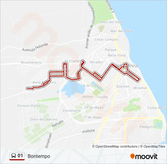 01 Bus Line Map