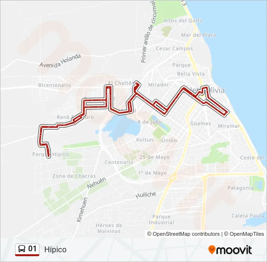01 Bus Line Map