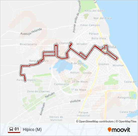 01 Bus Line Map