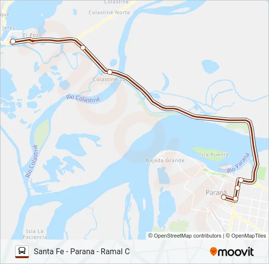 FLUVIALES/ETACER Bus Line Map