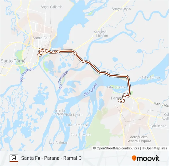 FLUVIALES/ETACER Bus Line Map