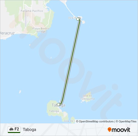 Mapa de F2 de ferry