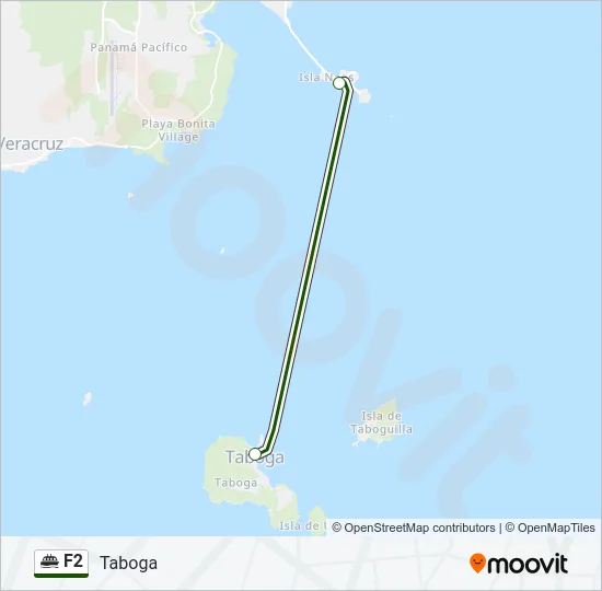 F2 Ferry Line Map
