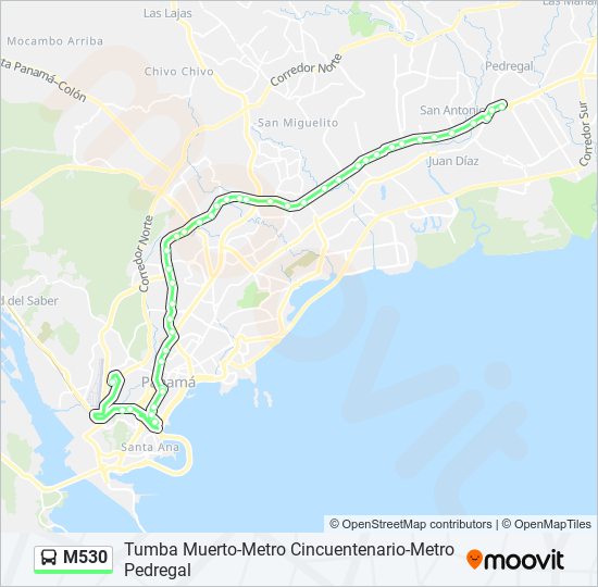 M530 bus Line Map