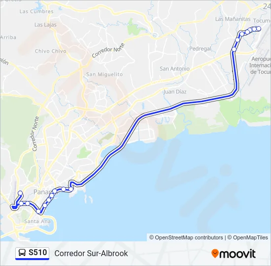 S510 Bus Line Map